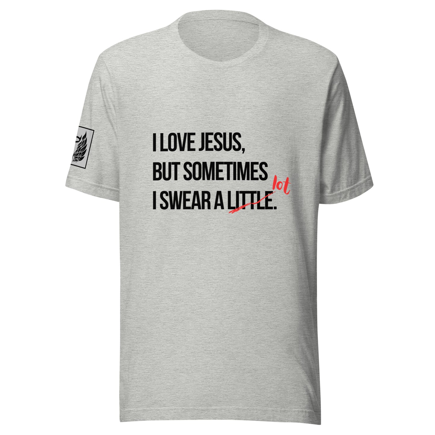 Sometimes I Swear A Lot Grey Unisex T-Shirt