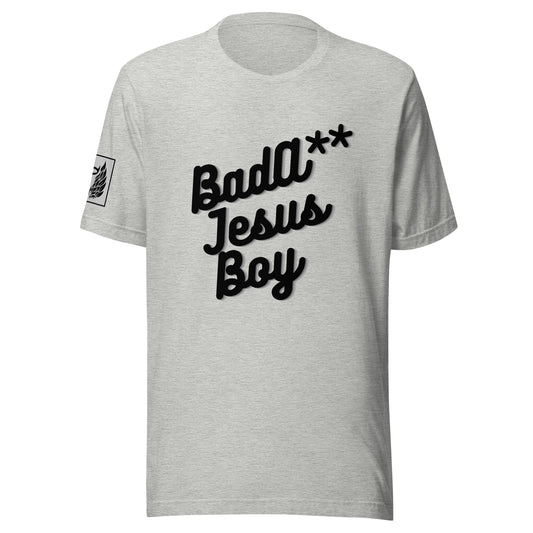 BadA** Jesus Boy Grey Unisex T-shirt