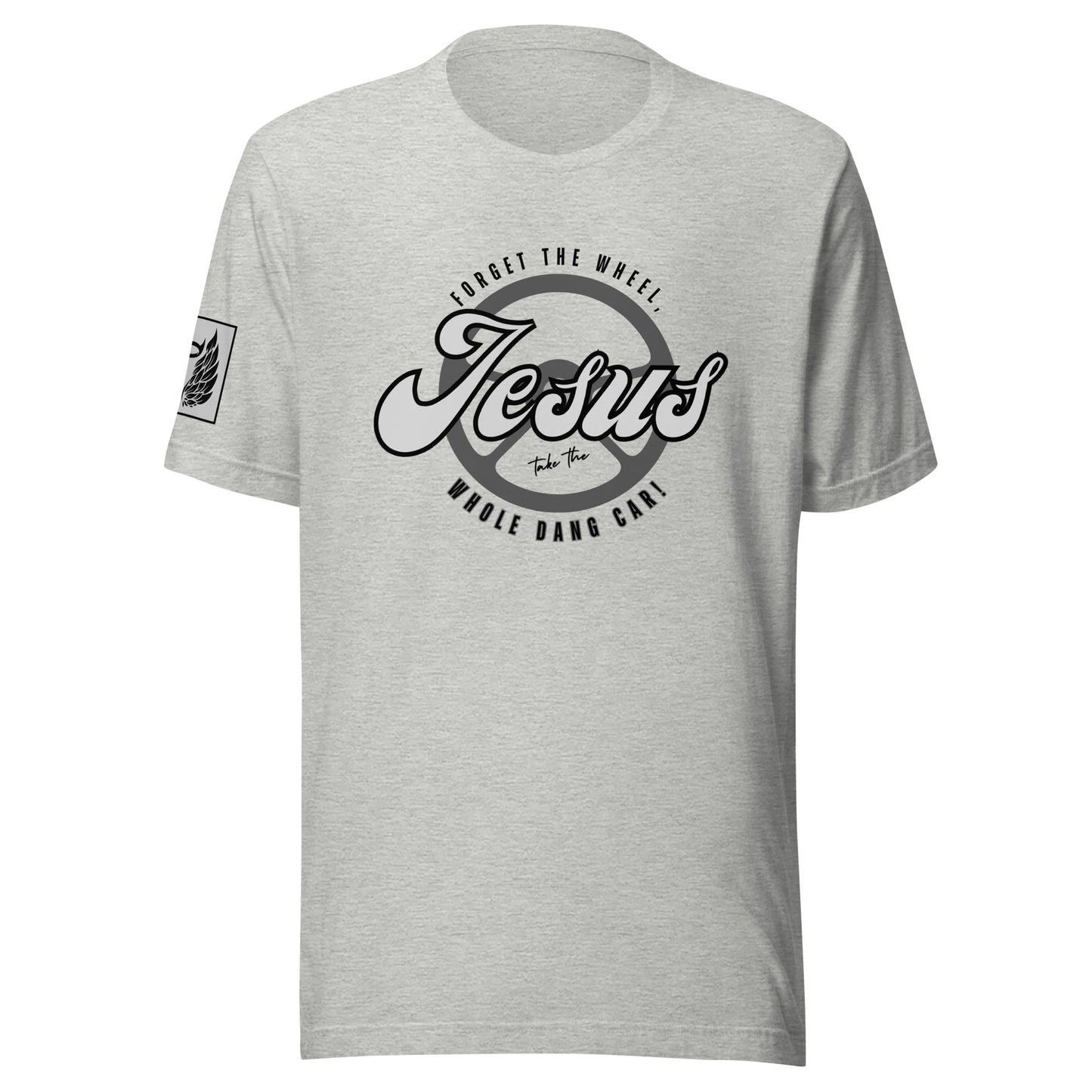 Forget the Wheel Grey Unisex t-shirt