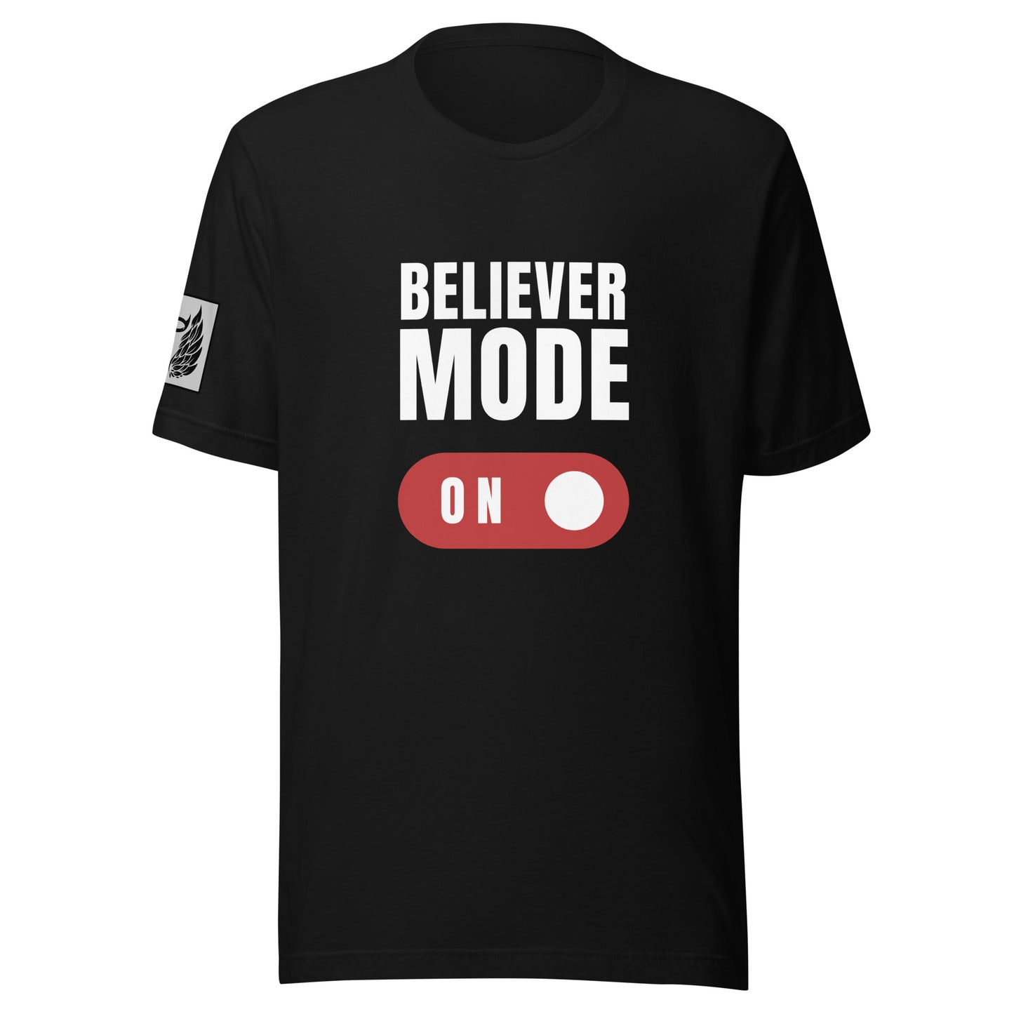 Believer Mode Black Unisex t-shirt