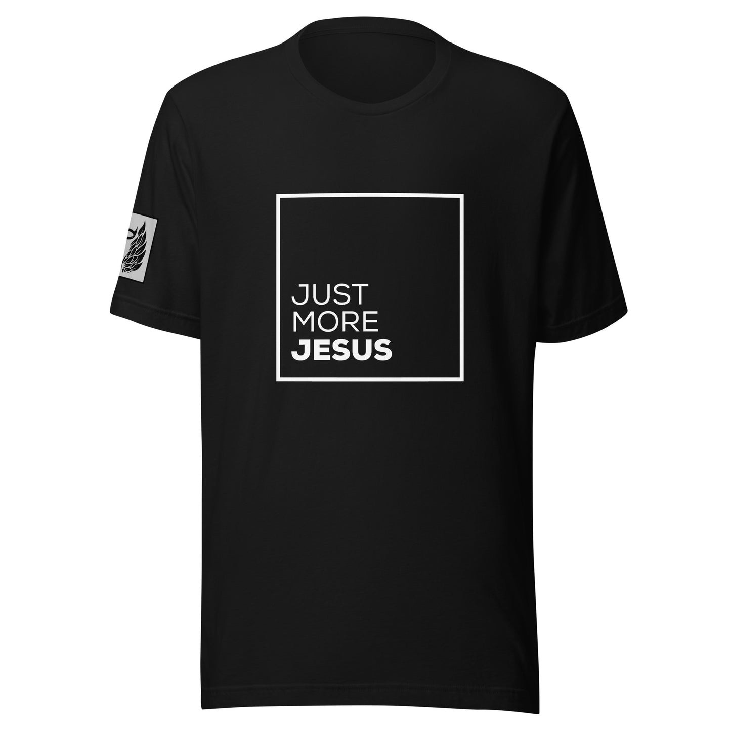Just More Jesus Black Unisex t-shirt