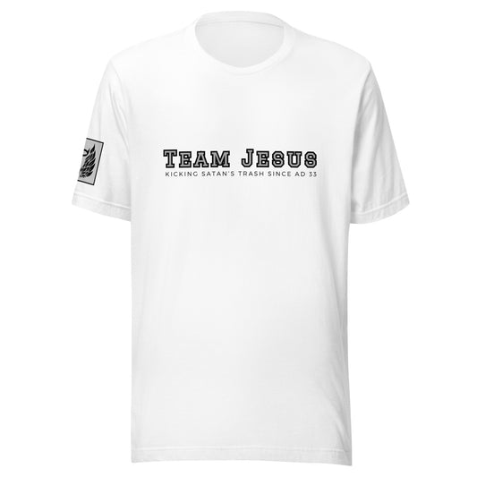 Team Jesus White Unisex T-Shirt