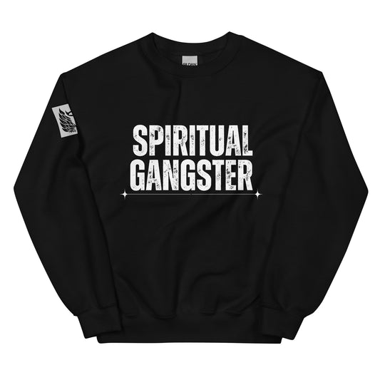 Spiritual Gangster Black Unisex Sweatshirt