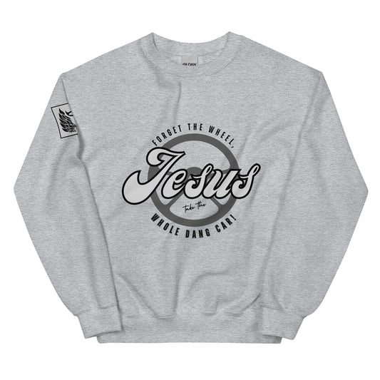 Forget the Wheel Grey Unisex Sweatshirt