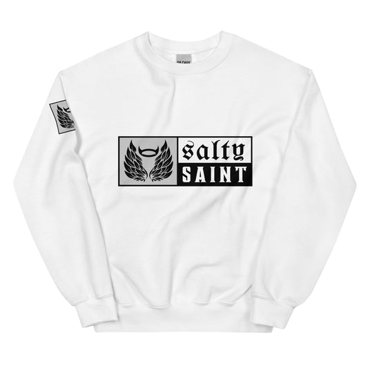 OG Salty Saint White Unisex Sweatshirt