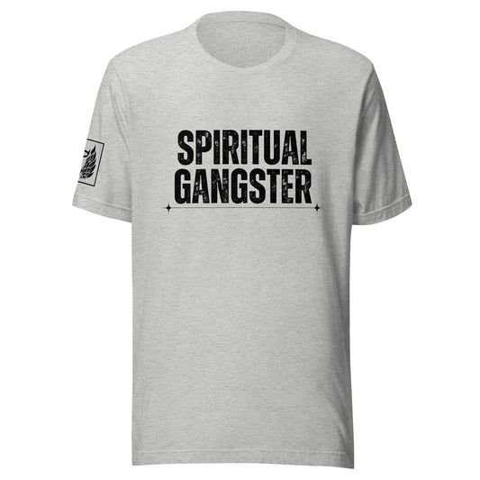 Spiritual Gangster  Grey Unisex t-shirt