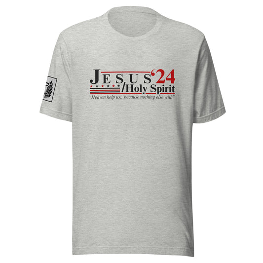 Jesus 24 Grey Unisex t-shirt