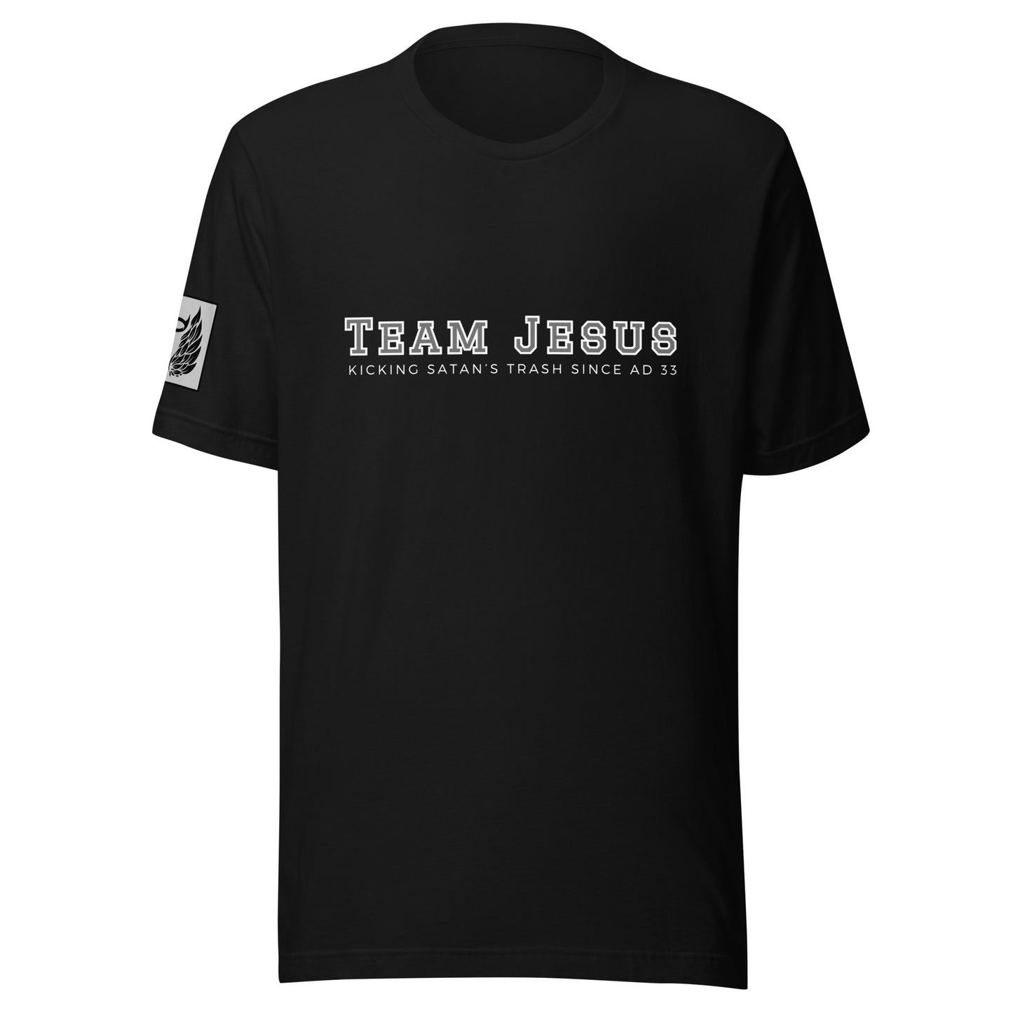 Team Jesus Black Unisex T-Shirt