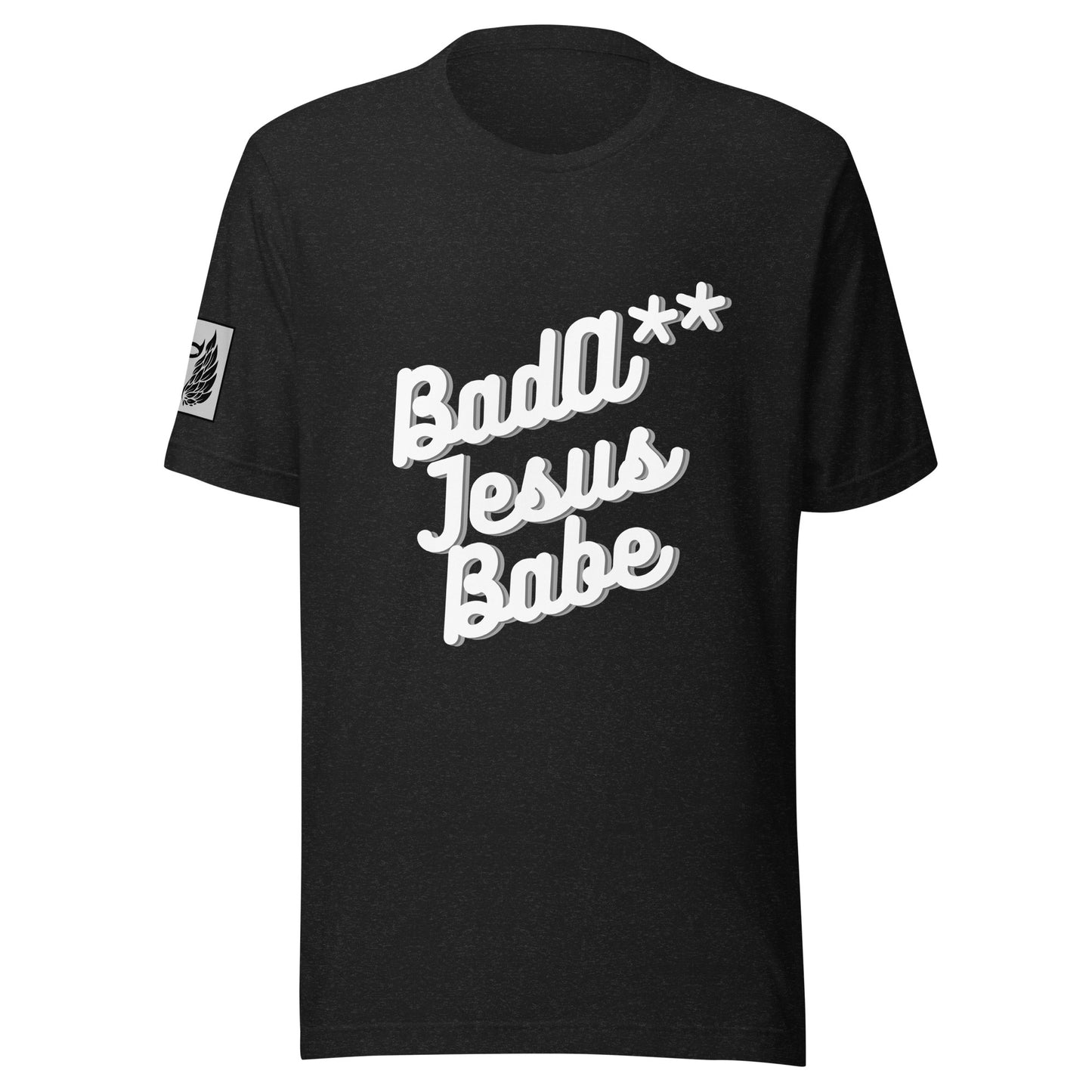 BadA** Jesus Babe Black Unisex T-shirt