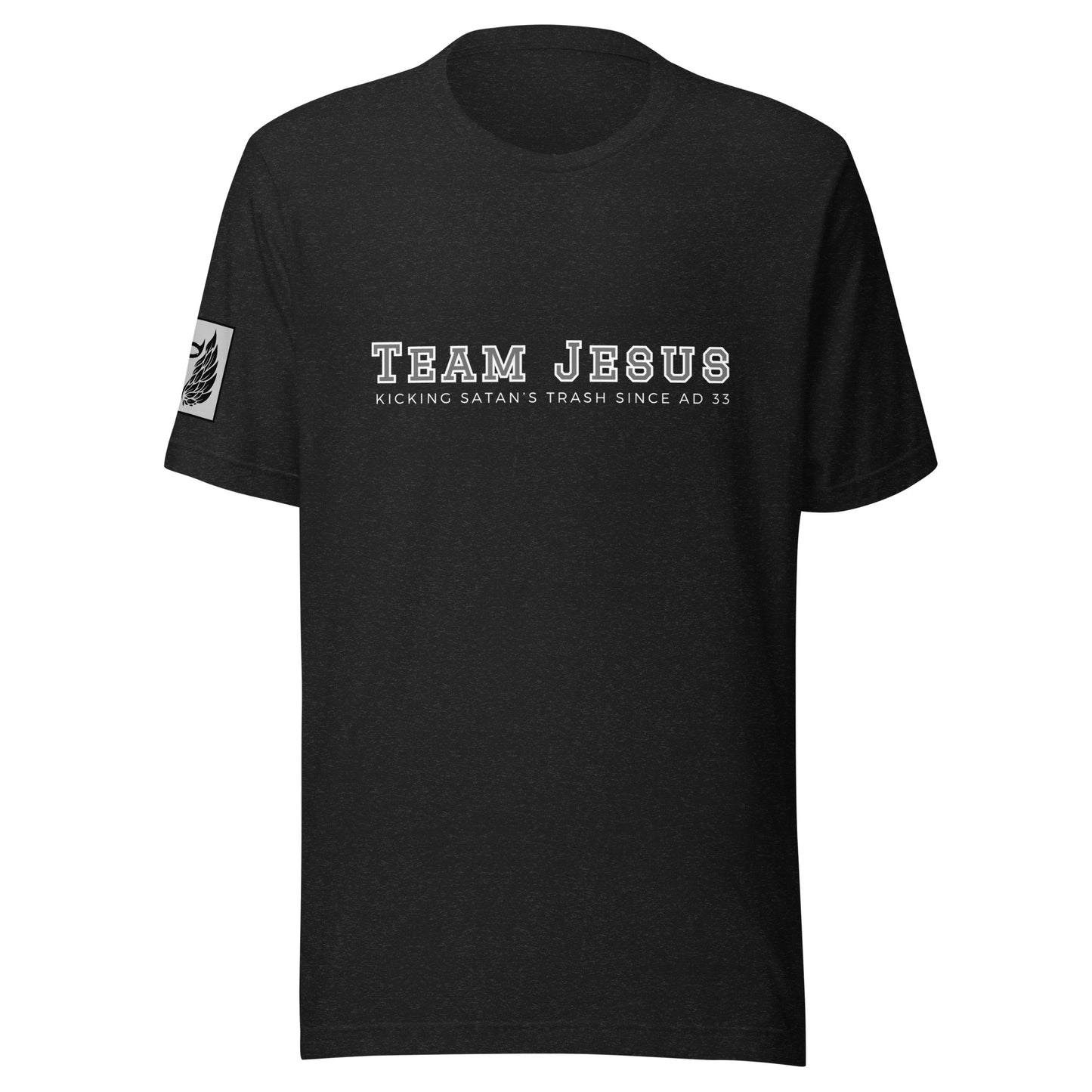 Team Jesus Black Unisex T-Shirt